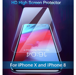Add the NEW Fingerprint Proof Tempered Glass Screen Protector For iPHONE 8, X, XS, and MAX.  Best Quality and You SAVE 67% when you ADD To CART Now!