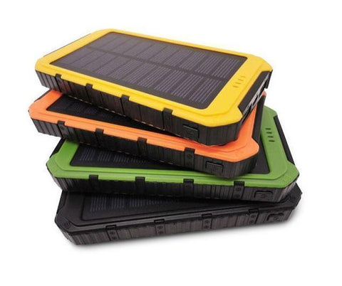 Image of DUAL Bank Solar Powerbank For Charging Phones & Devices Fast So You Always Have The Power You Need!