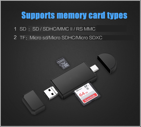 Image of The Ultimate Data Transfer HUB For Android Phones To PC or MAC With SD & SDHC Memory Card Reader!